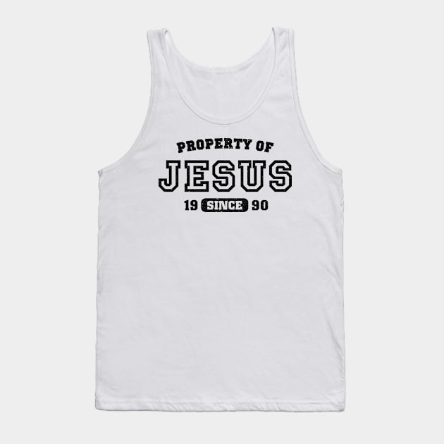 Property of Jesus since 1990 Tank Top by CamcoGraphics